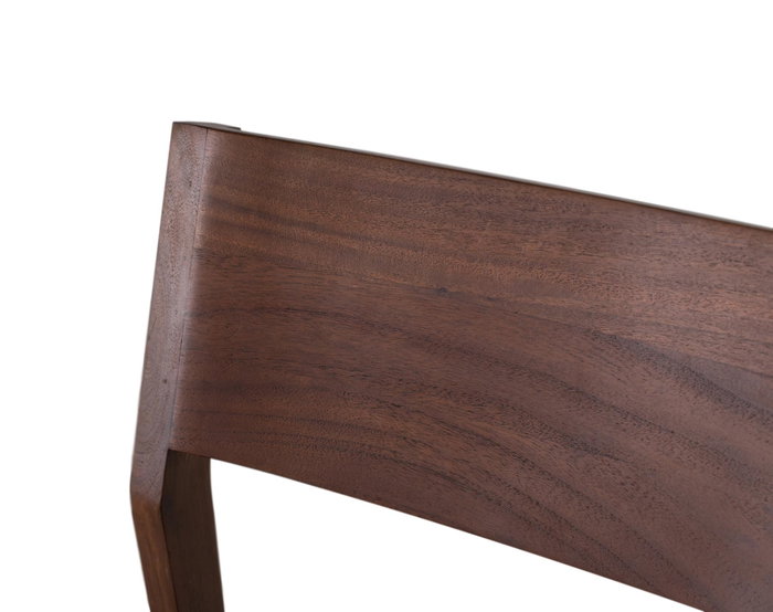 GINER Y COLOMER Lot de 2 chaises en bois d'acacia tapissées en tissu, couleur cerise - Dimensions: 44x52x85 cm